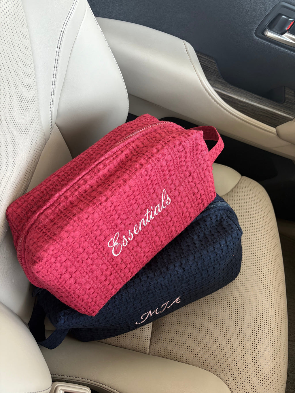 Rosé Essentials Makeup Pouch (without initials) READY TO SHIP