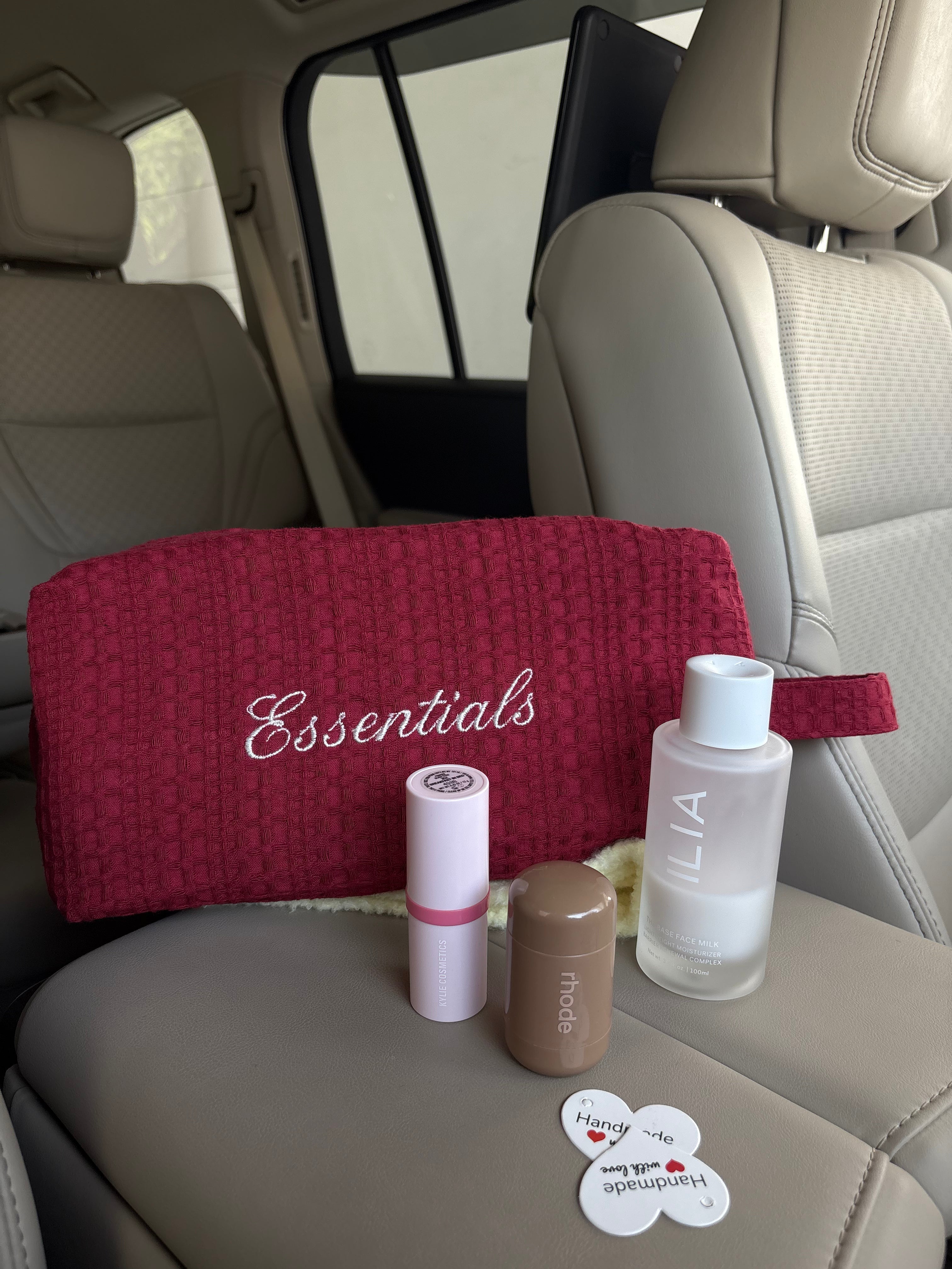 Rosé Essentials Makeup Pouch (without initials) READY TO SHIP