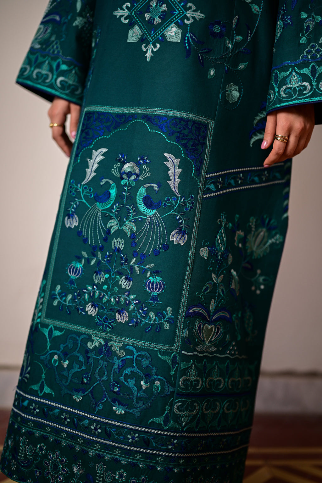 RINA LUXURY EMBROIDERED LAWN SET (NEL-26624) READY TO SHIP