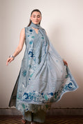 REEM LUXURY EMBROIDERED LAWN SET WITH ATTACHED SLEEVES (NEL-26615) READY TO SHIP