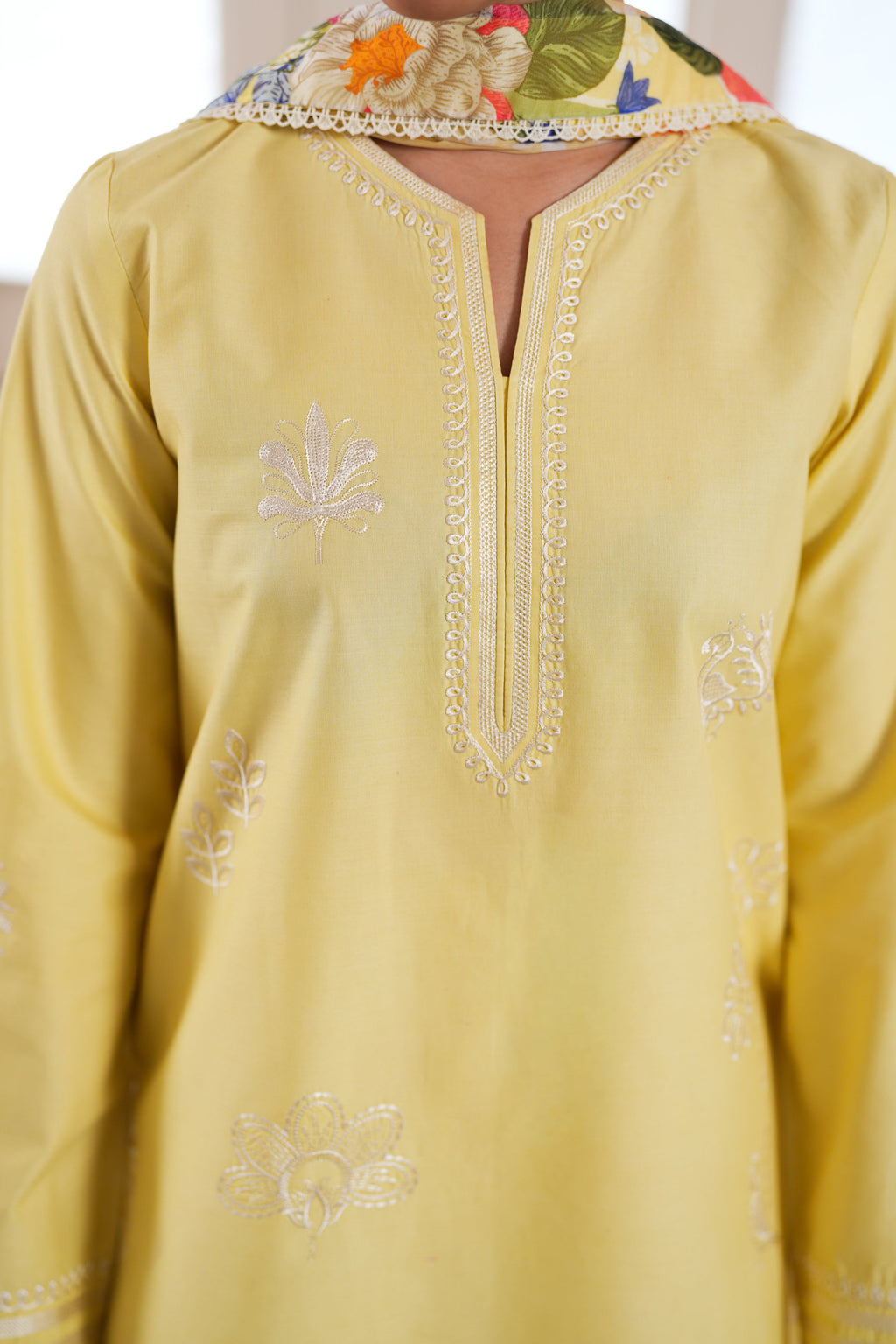BUTTER LUXURY EMBROIDERED LAWN 3PCS (NPA3-26435) - READY TO WEAR STAYCATION 2026 READY TO SHIP