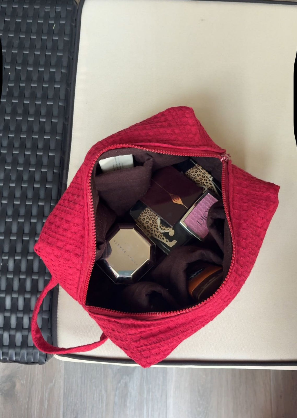 Rosé Essentials Makeup Pouch (without initials) READY TO SHIP